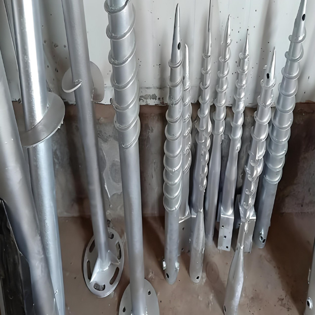 Maliit na diameter na spiral pipe piles